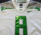 Oregon Ducks Marcus Mariota Autographed White Nike Jersey Size L Mm Holo 87166