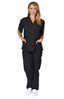 Medical Nursing Scrub Set Natural Uniforms Men Women Unisex Top Pants Bp101 
