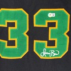Larry Bird Signed Boston Black Basketball Jersey  beckett 