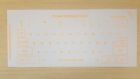 Russian Orangish Yellow Keyboard Transparent Sticker No Reflection best Quality 