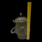 Museum Quality Ancient Chinese Bronze Antique Large Vessel With Animals Motifs 