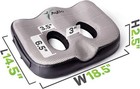 Socket Seat Cushion For Sit Bone And Back Pressure Relief  Butt  Tailbone  Hip 
