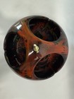Vintage Mcm Ashtray Hanging Ceramic 60s Drip Glaze Atomic California Originals