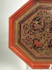 Lovely Vintage Antique Burmese Lacquer Ware Byat Burma Pagan Serving Tray