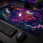 Gengar Ex Pokemon 30th Anniversary Sir Playmat Tcg Card Game Mat Gift 35x16 In