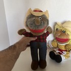 Vintage Hee Haw Miss Daisy And Shotgun Red Stuffed Plush Dolls
