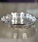 International Silver Vintage 1970 Silver Plate 5 1 2    Round Chippendale Dish
