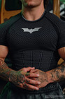 Youngla Batman Compression Shirt Black Athletic Mens