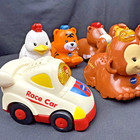 Vtech Go-go Smart Wheels Animals   Vehicles Lights   Sounds 10 Tested Kid Ready 