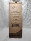 Reusable Straws Stainless Steel California Basics Pack 4 W  Cleaning Brush 