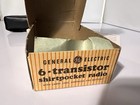 Box And Case Only For Vintage Ge 1710 Transistor Radio  black 