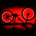 Red Led Bicycle Bike Wheel Light Auto Open   Close Spoke Light String Closeout