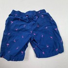 Carter s Toddler 4t Navy Blue Shorts With Pink Flamingo Print