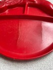 Vintage 1950 s Mid Century Western Cowboy Theme Plastic Red Horse Plate Dish