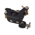 Coil Tattoo Machine Cast Iron Frame For Beginner 10 Wrap Liner Shader Black M16b