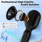 Wireless Bluetooth Karaoke Microphone  5-in-1 Portable Handheld Mic Speaker