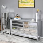 Mirrored Bedroom Furniture Sets Dresser Nightstand Chests Dressers Vanity Table