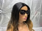 Large Oversized Designer Retro Style Cat Eye Cats Eyes Sunglasses Black Freegift