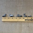 Vintage Pewter Dog Figurine Rawcliffe Spoontiques Terrier Great Dane Puppy Lot 5