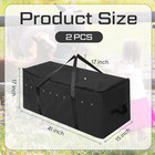 2 Pack Hay Bale Bag 600d 41 X 15 X 17 Inch Extra Large Hay Storage Container For