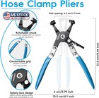 130pcs 6-25mm Spring Band Hose Clamps   Hose Clamp Plier Assortment Kit