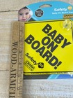 Safety 1st Baby On Board Window Sign New