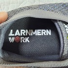 Nwot Larnmern Work Men 8 Gray Blue Steel Toe Safety Shoes Slip Resistant Sneaker