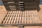 American Multigraph Typeset Printers Metal Cabinet 6 Drawers great Patina nice 