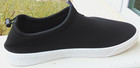 Lands  End Women Black Stretch Water Shoes Back Drawstring Boat sailing Casual 9