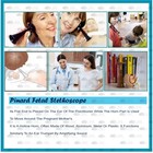 Pinard Fetal Stethoscope Plastic Black 1 Count  pack Of 1   