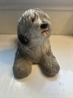 Old English Sheep Dog Sandra Brue Sandicast 5  X 9  Vintage See Damage In Photos