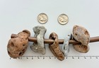5 Holey Beach Rocks Adder Hag Stones Natural Large Hole 3 8  Fairy Magic  3n Usa