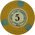 Last Frontier Casino Las Vegas Nevada  5 Chip 1940s