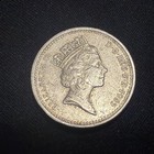 1985 Great Britain One Pound Nickel-brass Wales Coin Elizabeth Ii Welsh Leek C73