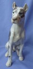 12   Harlequin Great Dane Bing Grondahl Denmark Dog Sitting Figurine