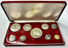 1974 Bahama Islands 9-coin Silver Proof Set Franklin Mint Original Pkg Coa R2246