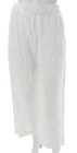 Jenni Kayne Women Cropped Linen Pants White Size 2xl