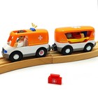 Magnetic Trains Cars Playset Wooden Train Track Train Set For Toddlers 3-5 Wo   