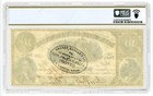 1861  10 The Bank Of The State Of South Carolina Note - Civil War Era Pcgs Au 58