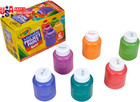 Washable Kids Paint Set 6 Colors Assorted Bulk Non-toxic Tempera Paint For Toddl