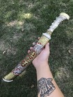 18  tibetan Saber Short Knife Spring Steel Sharp Kungfu Dao Sword Dagger Tanto