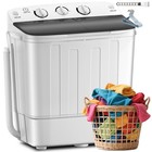 Portable Twin Tub Washing Machine With Dry Rack - Compact  Efficient  Easy To Us