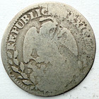 1830 Mexico 1 Real Silver Coin Antique Mexican Coin 20mm