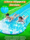 22 5ft Double Lane Water Slide W sprinkler   Boards - Backyard Splash Pad