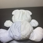 Vtg 1991 Fp Puffalump 11    Purple Stripes white Polka Dot Teddy Bear With Rattle