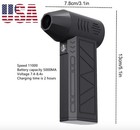 New 4 Speed 130 000 Rpm Compressed Air Duster Mini Blower With Led Light Us