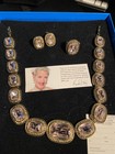 Heidi Daus Exquisite Elegance Pink Swarovski Crystal Necklace  earring  ring Set