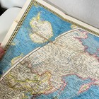 Antique 1965 National Geographic World Map  Melville Bell Grosvenor   Chamberlin