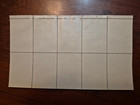 1962 National Wildlife Federation Christmas Stamps Booklet Sheet Of 10 Stamps