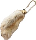 All Natural Lucky Rabbit Foot Keychain